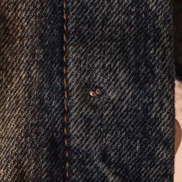 Lucky Brand distressed jean jacket - Picture 4 of 15